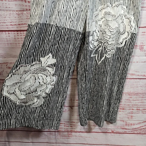 Anthro Ranna Gil Embroidered Lotus Jumpsuit - Picture 6 of 15